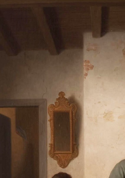 Базиль де Луз, Печем вафли, фрагмент "Зеркало и стена"