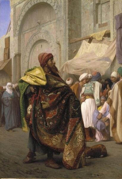 Жан-Леон Жером, «Продавец ковров в Каире», 1869 г.