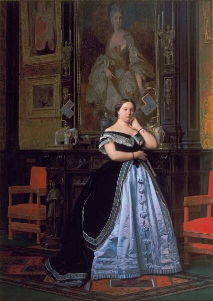 Жан-Леон Жером, портрет баронессы Шарлотты Ротшильд, 1866, 50х36см, музей д