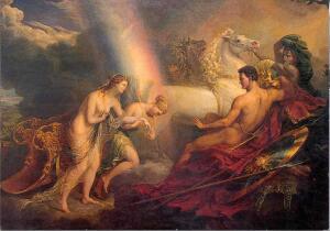 Джордж Хейтер, «Венера, сопровождаемая Ирис, жалуется Марсу». Что случилось с богиней?