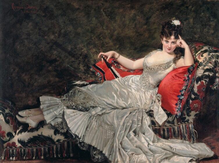 Каролюс-Дюран, Каролюс-Дюран, «Портрет мадемуазель де Лэнси», 1876 г.