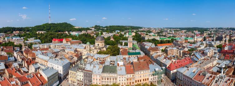 Панорама города Львова