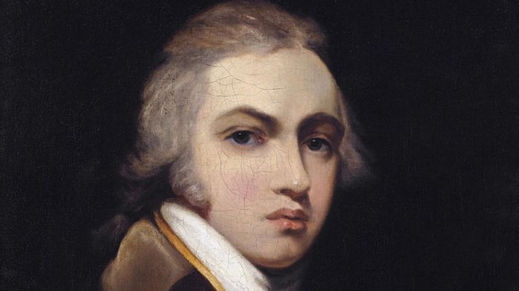 Сэр Томас Лоуренс, автопортрет, фрагмент, 1787 г.