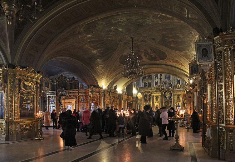 Внутреннее убранство собора, 2012 г.