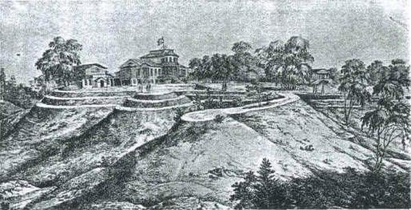 А. Дезарно, «Вид мызы Рябовой», 1822 г.