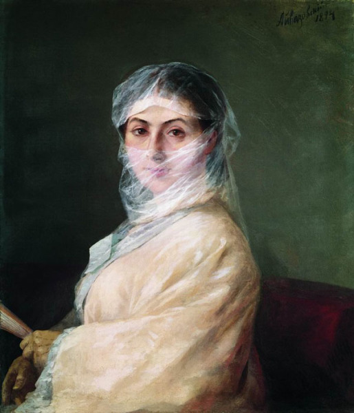 Портрет Анны Саркисовой-Бурназян. И.К. Айвазовский, 1882.