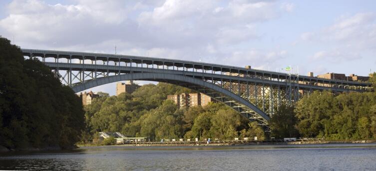 Мост Генри Гудзона в Нью-Йорке