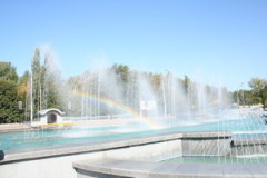 В городе огромное количество фонтанов!