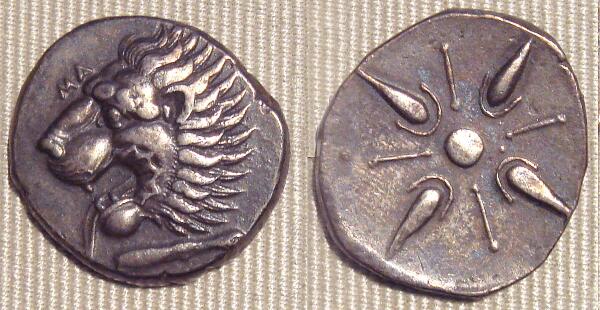 Тетрадрахма Мавзолюса, Кабинет медалей, Национальная библиотека Франции