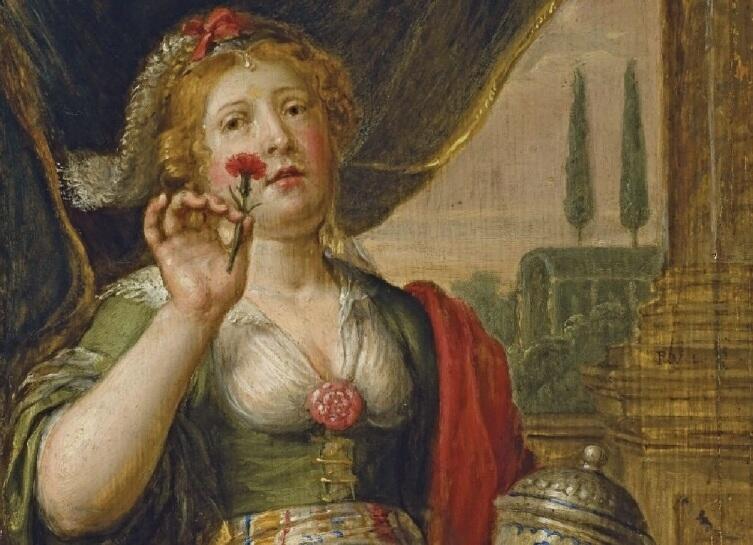 Питер ван Линт, «Артемисия с пеплом царя Мавсола», фрагмент «Мавзолей»