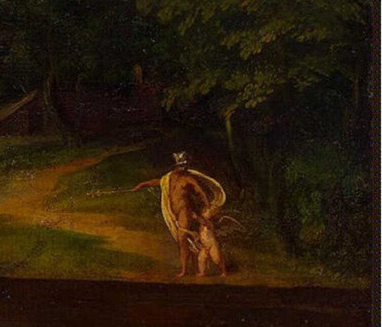 Ламберт Сустрис, «Венера», фрагмент «Марс и Эрот»