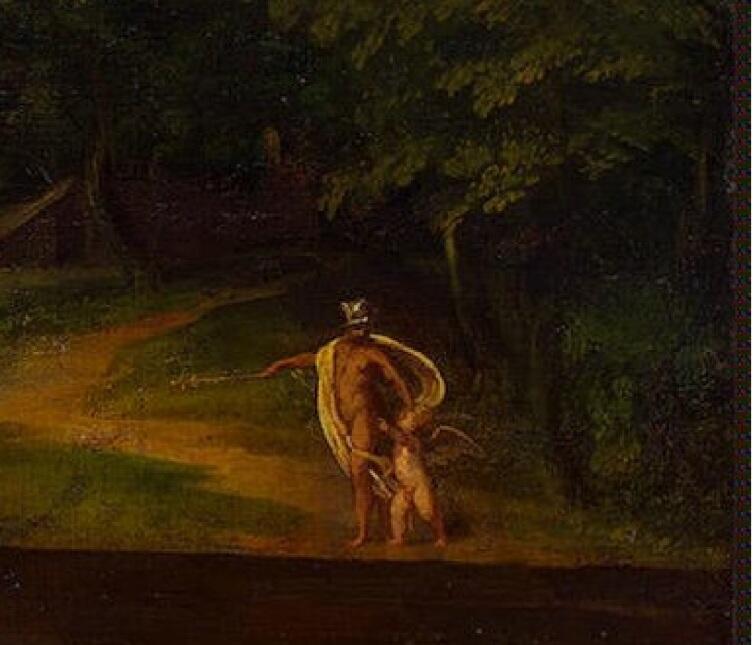 Ламберт Сустрис, «Венера», фрагмент «Марс и Эрот»