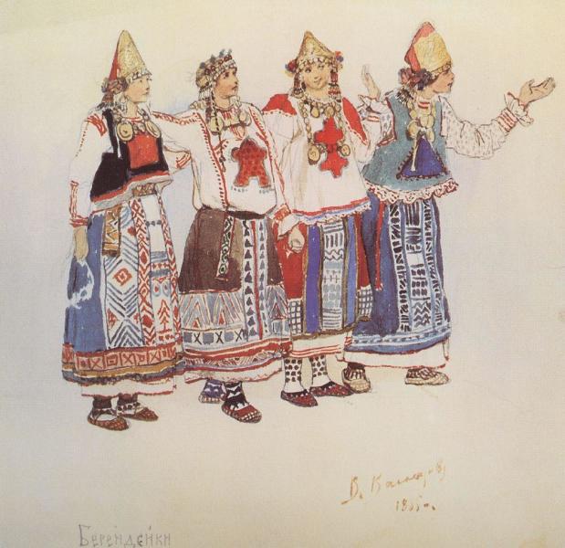 В. М. Васнецов, «Берендейки», 1885 г.