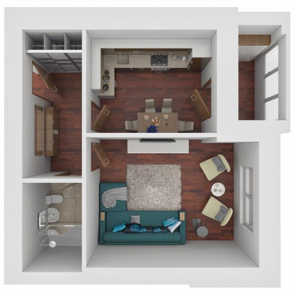 Как решить проблему пространства в маленькой квартире?
