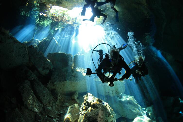 Подводная пещера, Мексика