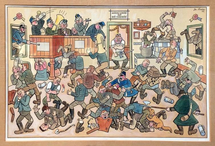 Йозеф Лада, «Драка в трактире» Йозеф Лада, «Драка в трактире»