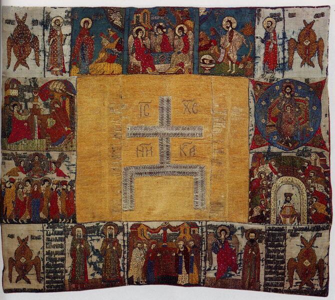 Пелена из Троице-Сергиевой лавры