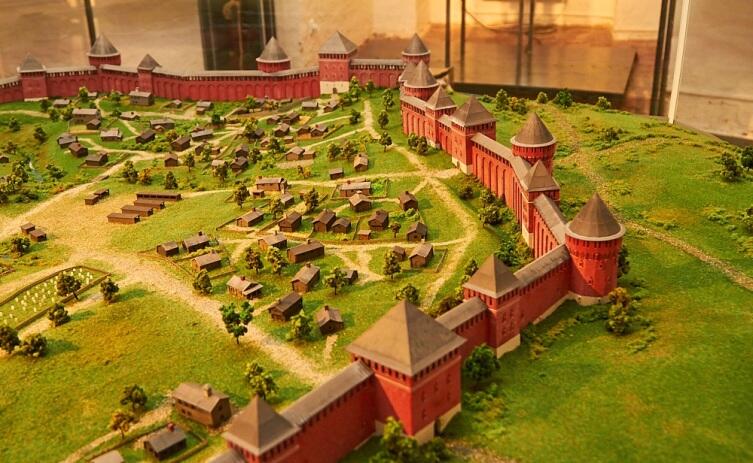 Модель средневековой крепости Смоленска