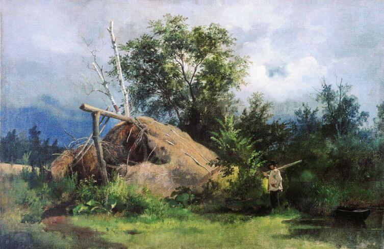 И. И. Шишкин, «Шалаш», 1861 г.