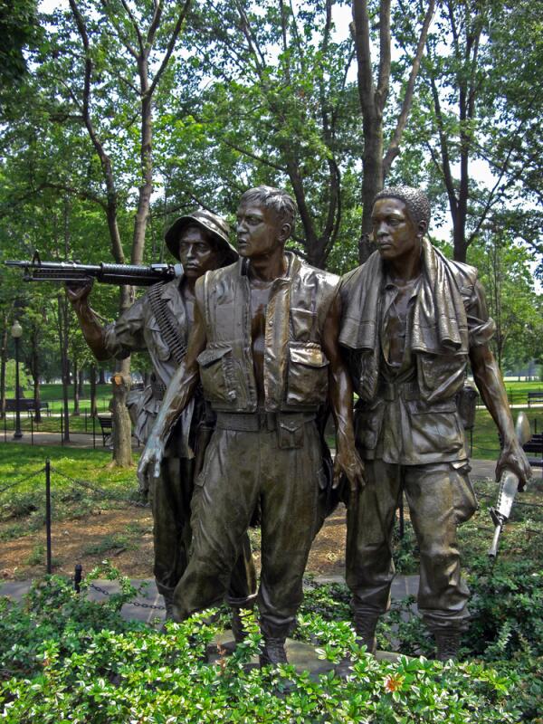Мемориал ветеранов Вьетнама в Вашингтоне, округ Колумбия, США
