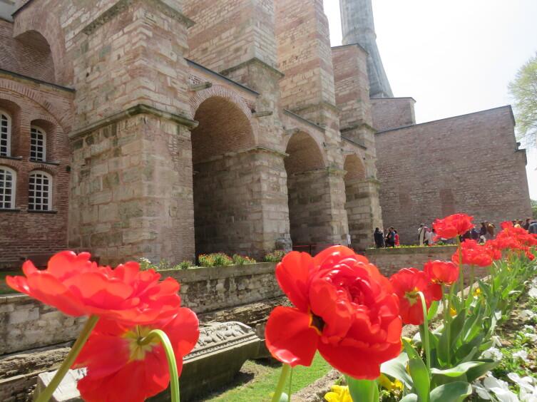 Во дворе Айя Софии Во дворе Айя Софии