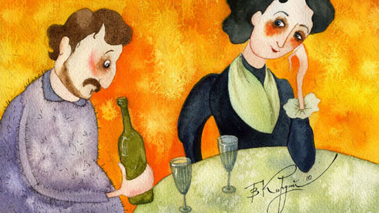 Виктория Кирдий, «Любители абсента», 2010 г.