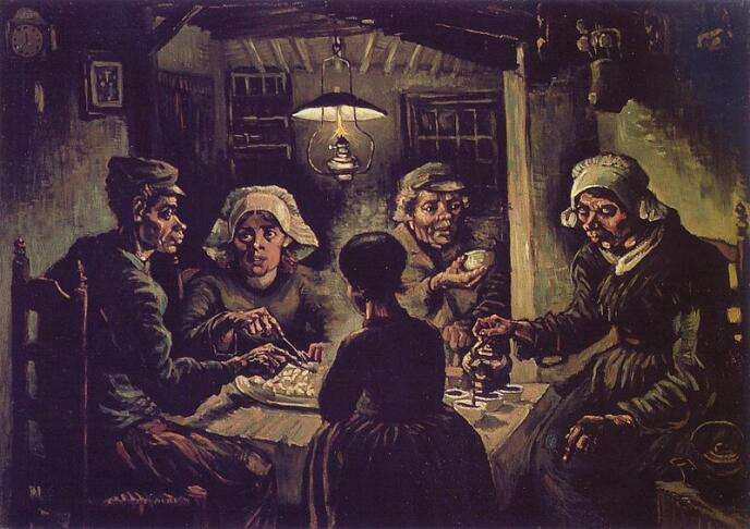 Винсент ван Гог, «Едоки картофеля», 1885 г.