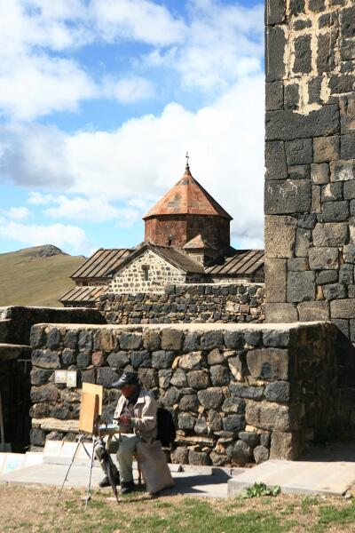 Можно купить картину, тут же при вас написанную