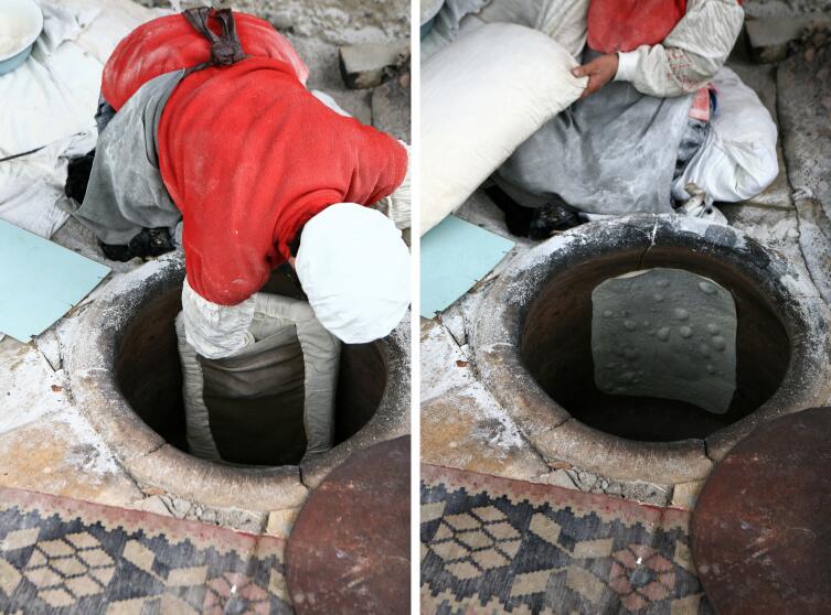 А вы видели, как пекут настоящий армянский лаваш?