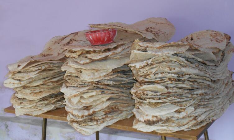 Стопка лаваша для длительного хранения