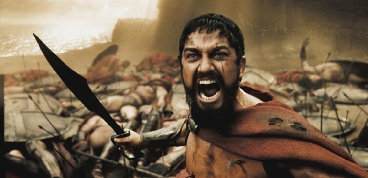 Кадр из фильма «300 спартанцев»