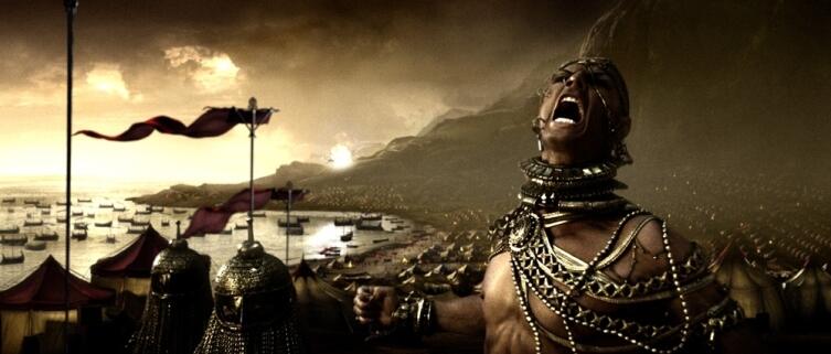 Кадр из фильма «300 спартанцев»