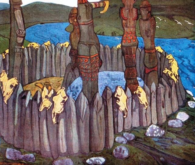 Н. К. Рерих, «Идолы», 1901 г.Источник: artchive.ru Н. К. Рерих, «Идолы», 1901 г.Источник: artchive.ru