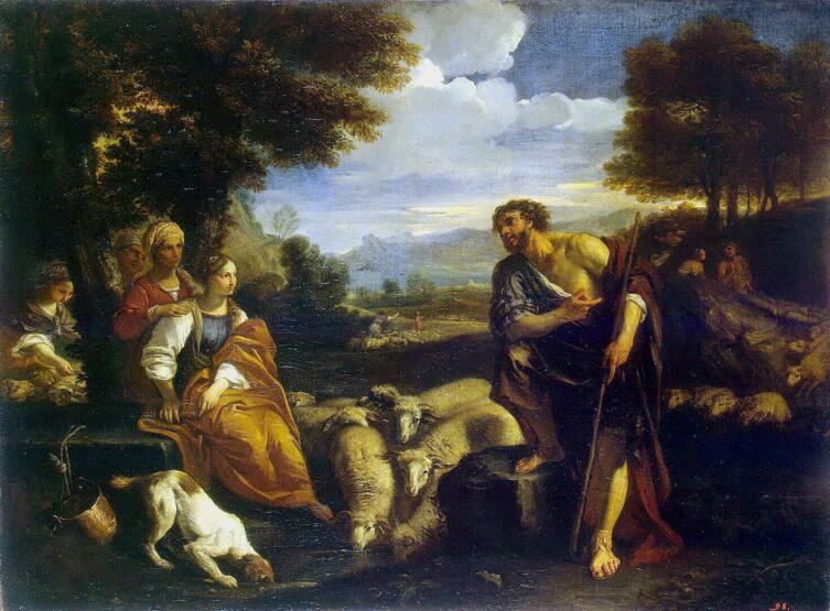 Пьер Франческо Мола, «Встреча Иакова с Рахилью» Пьер Франческо Мола, «Встреча Иакова с Рахилью»