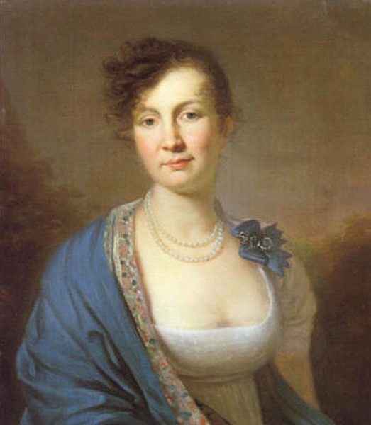 Наталья Суворова, портрет работы Молинари, 1810-е гг.