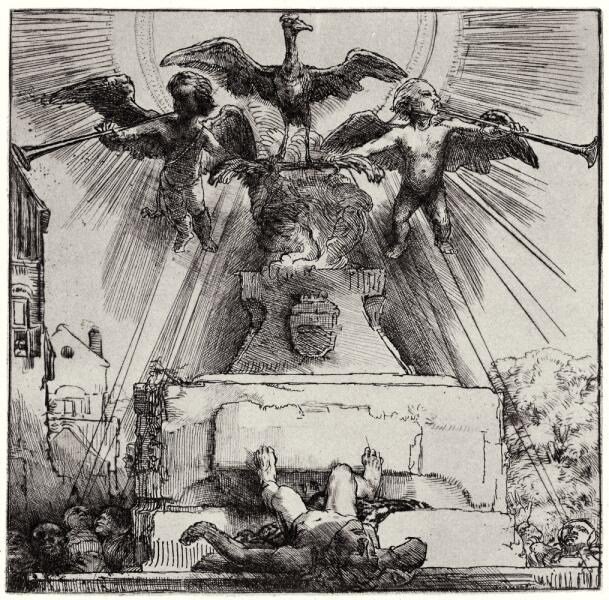 Рембрандт Харменс ван Рейн, «Аллегория (Феникс)», 1658 г.