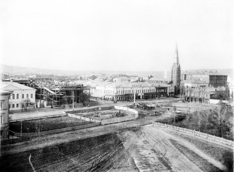 Саратов, строящаяся консерватория, 1900 г. Саратов, строящаяся консерватория, 1900 г.