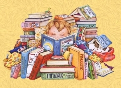 Учиться дома - здорово: не нужно таскать тяжёлый ранец!