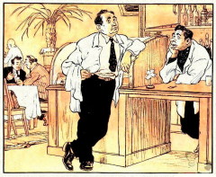 Журнал «Крокодил» об общественном питании. Рисунок В. Добровольского