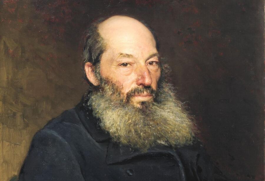 Илья Репин, «Афанасий Фет» (фрагмент), 1882 г. 
