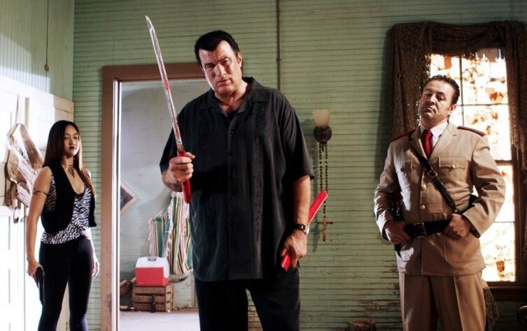 Отрицательный герой Стивена Сигала в фильме «Мачете»