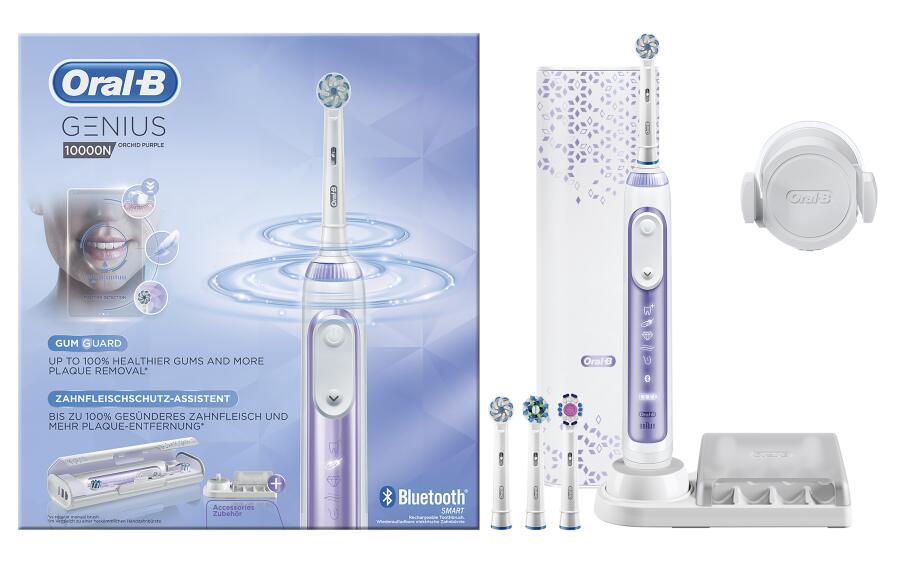 Как добиться белоснежной улыбки? Вместе со стильной новинкой Oral-B GENIUS 10 000 Orchid Purple