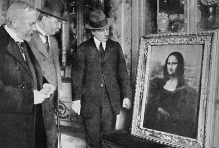 «Мона Лиза» во Флоренции, 1913 г.