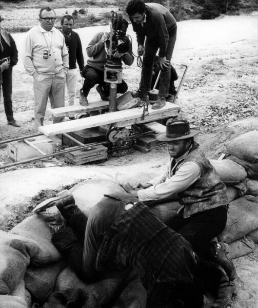 Кадр со съемок фильма «Хороший, Плохой, Злой»