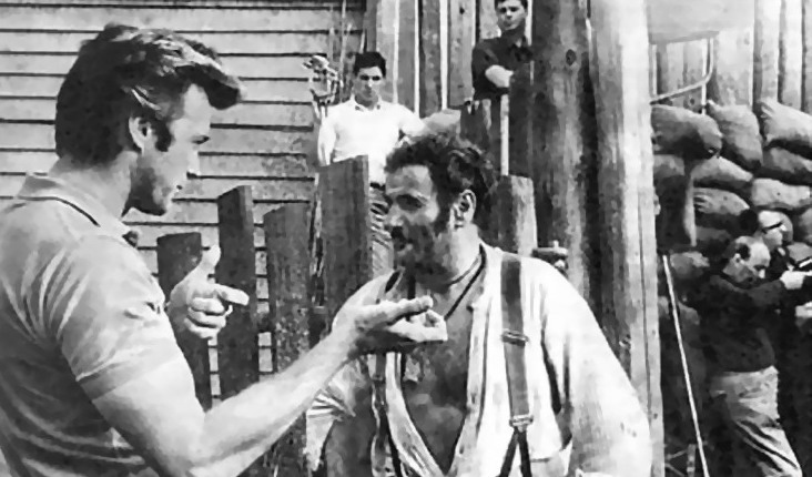 Кадр со съемок фильма «Хороший, Плохой, Злой»