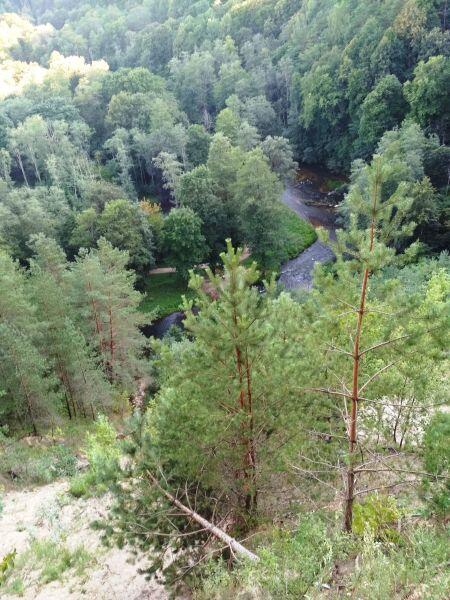Вид с моста на долину реки Вильня