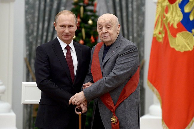 Награждение орденом «За заслуги перед Отечеством» I степени. 22 декабря 2014 года