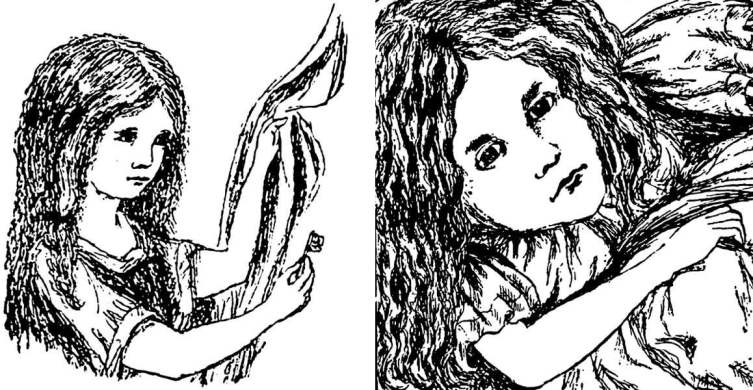 Рисунки из Льюиса Кэрролла рукописи «Алиса под землёй»