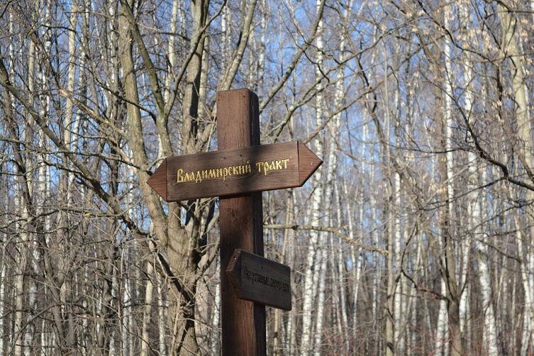 Современный вид на исторический участок Владимирского тракта в черте города Москвы