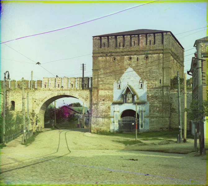 Никольские Ворота. Фото С. М. Прокудина-Горского